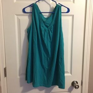 Teal tank top